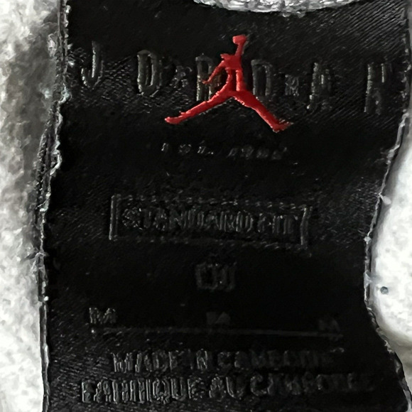 Nike Air Jordan Flight Jumpman Mens Heavyweight Sweatpants Size Med Gray - Picture 8 of 11